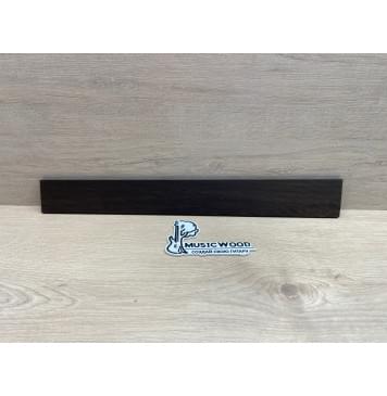 Эбен Чёрный заготовка накладки для электрогитары Смешанный АА 8(7)х66-57х529 мм-2