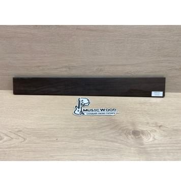 Эбен Чёрный заготовка накладки для электрогитары Смешанный АА 8(7)х66-57х529 мм-3