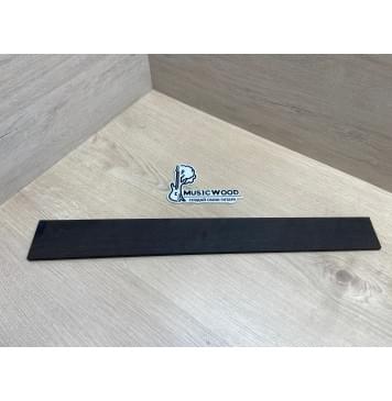 Эбен Чёрный заготовка накладки для электрогитары Смешанный АА 8(7)х68-57х554 мм-0