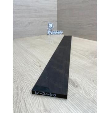 Эбен Чёрный заготовка накладки для электрогитары Смешанный АА 8(7)х68-57х554 мм-1