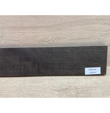 Эбен Чёрный заготовка накладки для электрогитары Смешанный АА 8(7)х68-57х554 мм-9