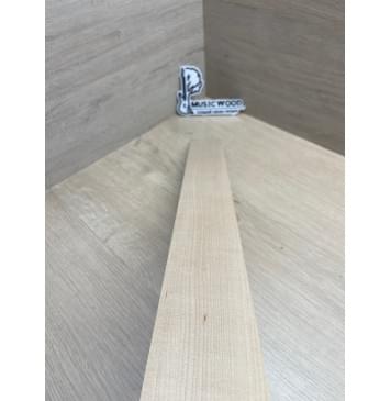 Клён Белый заготовка накладки для электрогитары Радиал АА 7,5х60-57х560 мм-7