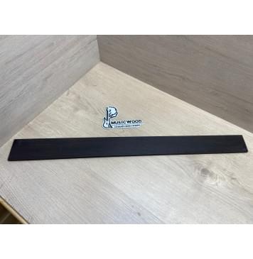 Эбен Чёрный заготовка накладки для бас-гитары Радиал АА 7,5(6,5)х68-55х704 мм-0