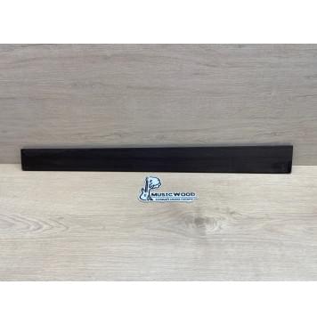 Эбен Чёрный заготовка накладки для бас-гитары Радиал АА 7,5(6,5)х68-55х704 мм-2