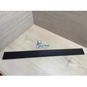 Эбен Чёрный заготовка накладки для бас-гитары Радиал АА 7,5(6,5)х66-55х698 мм