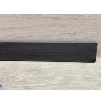 Эбен Чёрный заготовка накладки для бас-гитары Радиал АА 7,5(6,5)х66-55х698 мм-3