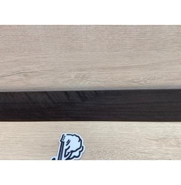 Эбен Чёрный заготовка накладки для бас-гитары Радиал АА 7,5(6,5)х66-55х698 мм-4