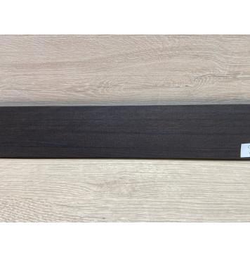 Эбен Чёрный заготовка накладки для бас-гитары Радиал АА 7,5(6,5)х66-55х698 мм-7