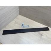 Эбен Чёрный заготовка накладки для бас-гитары Радиал А 7,5(6,5)х67-55х702 мм