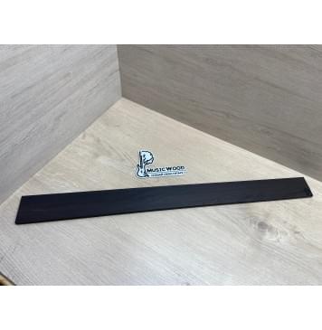 Эбен Чёрный заготовка накладки для бас-гитары Радиал А 7,5(6,5)х67-55х702 мм-0