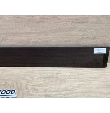 Эбен Чёрный заготовка накладки для бас-гитары Радиал А 7,5(6,5)х67-55х702 мм-7