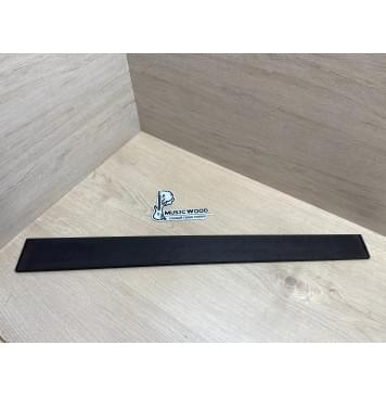 Эбен Чёрный заготовка накладки для бас-гитары Радиал АА 8,5х72-53х710 мм-0