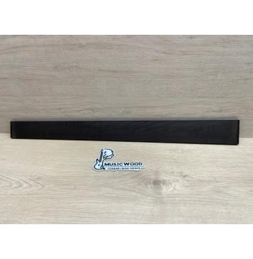 Эбен Чёрный заготовка накладки для бас-гитары Радиал АА 8,5х72-53х710 мм-2