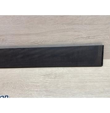 Эбен Чёрный заготовка накладки для бас-гитары Радиал АА 8,5х72-53х710 мм-3