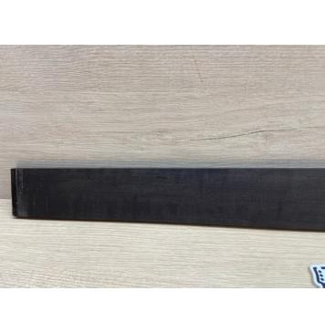 Эбен Чёрный заготовка накладки для бас-гитары Радиал АА 8,5х72-53х710 мм-5