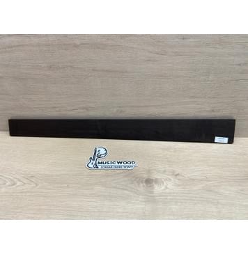 Эбен Чёрный заготовка накладки для бас-гитары Радиал АА 8,5х72-53х710 мм-6