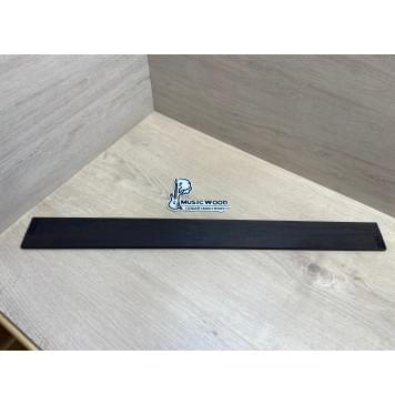 Эбен Чёрный заготовка накладки для бас-гитары Радиал АА 8(7)х67-59х697 мм-0