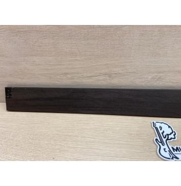 Эбен Чёрный заготовка накладки для бас-гитары Радиал АА 8(7)х67-59х697 мм-4