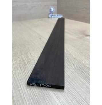 Эбен Чёрный заготовка накладки для бас-гитары Радиал АА 8х68-54х705 мм-1