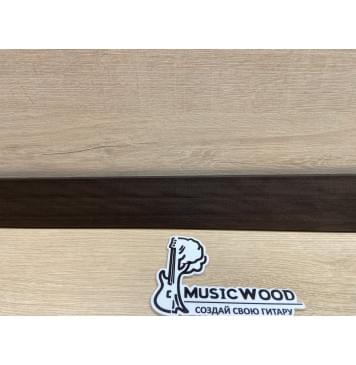 Эбен Чёрный заготовка накладки для бас-гитары Радиал АА 8х68-54х705 мм-4