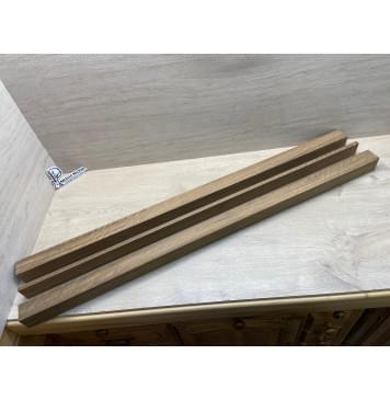 Овенгкол заготовка сквозного грифа гитары Радиал АА 52х(47-12-47)х1150 мм - из 3х частей-4