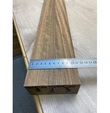 Овенгкол заготовка сквозного грифа гитары Радиал АА 52х(47-12-47)х1150 мм - из 3х частей-9