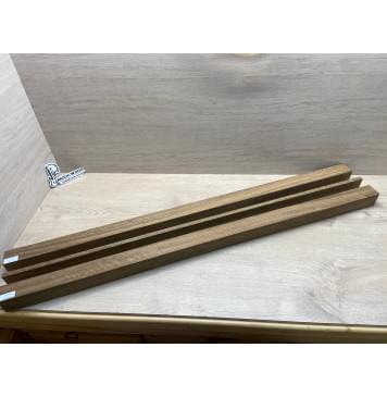 Овенгкол заготовка сквозного грифа гитары Радиал АА 52х(47-12-47)х1150 мм - из 3х частей-14