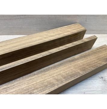 Овенгкол заготовка сквозного грифа гитары Радиал АА 52х(47-12-47)х1150 мм - из 3х частей-15