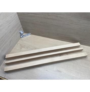 Клён Белый заготовка грифа для электрогитары Радиал А 46х(37-17-37)х791 мм, из 3х частей-3