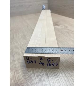 Клён Белый заготовка грифа для электрогитары Радиал А 46х(37-17-37)х791 мм, из 3х частей-6