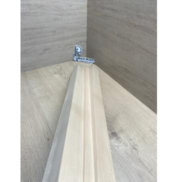 Клён Белый заготовка грифа для электрогитары Радиал А 46х(37-17-37)х791 мм, из 3х частей-8