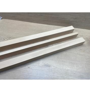 Клён Белый заготовка грифа для электрогитары Радиал А 46х(37-17-37)х791 мм, из 3х частей-9