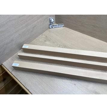 Клён Белый заготовка грифа для электрогитары Радиал А 46х(37-17-37)х791 мм, из 3х частей-11