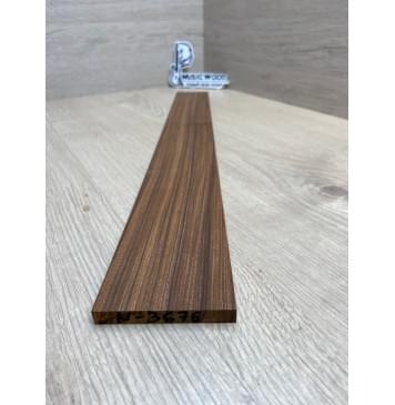 Палисандр Бразильский Сантос заготовка накладки для электрогитары Радиал ААА 8х72-64х547 мм-3