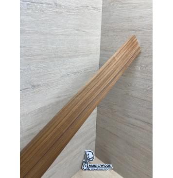 Палисандр Бразильский Сантос заготовка накладки для электрогитары Радиал АА 8х73-54х509 мм-5