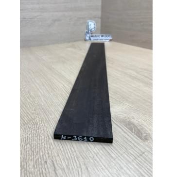 Эбен Чёрный заготовка накладки для электрогитары Радиал А 8(7)х68-59х548 мм-1