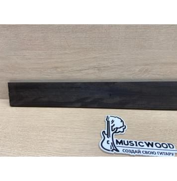 Эбен Чёрный заготовка накладки для электрогитары Радиал А 8(7)х68-59х548 мм-4
