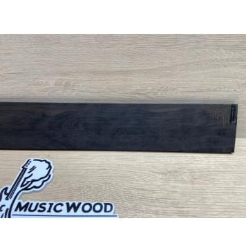 Эбен Чёрный заготовка накладки для электрогитары Смешанный АА 7,5(6,5)х67-63х534 мм-3