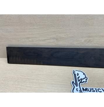 Эбен Чёрный заготовка накладки для электрогитары Смешанный АА 7,5(6,5)х67-63х534 мм-4