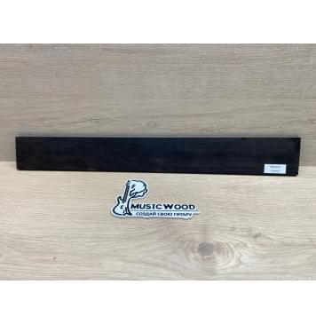 Эбен Чёрный заготовка накладки для электрогитары Смешанный АА 7,5(6,5)х67-63х534 мм-5