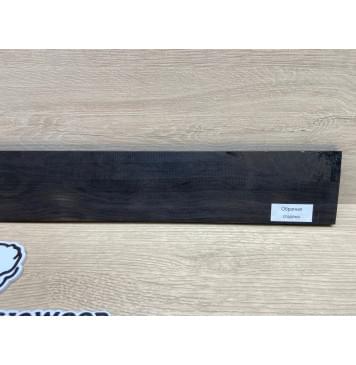 Эбен Чёрный заготовка накладки для электрогитары Смешанный АА 7,5(6,5)х67-63х534 мм-6