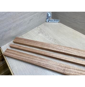 Махагон Африканский Кая, заготовка грифа, Радиал АА 22х(49-21-49)х805 мм из 3х частей-3