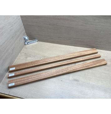 Махагон Африканский Кая, заготовка грифа, Радиал АА 22х(49-21-49)х805 мм из 3х частей-8