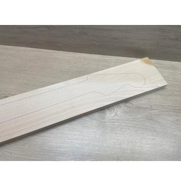 Клён Белый заготовка грифа для электрогитары Смешанный АА 26х114х735 мм-11