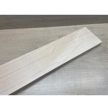 Клён Белый заготовка грифа для электрогитары Смешанный АА 26х114х735 мм-5