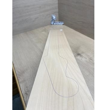 Клён Белый заготовка грифа для электрогитары Смешанный АА 26х114х735 мм-7