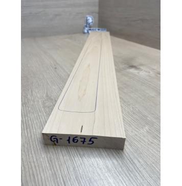 Клён Белый заготовка грифа для электрогитары Тангент АА 21х100х719 мм-4