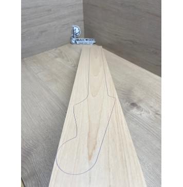 Клён Белый заготовка грифа для электрогитары Тангент АА 21х100х719 мм-1