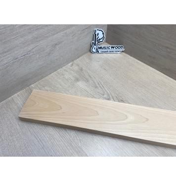 Клён Белый заготовка грифа безголовой гитары Тангент АА 23х92х597 мм-2