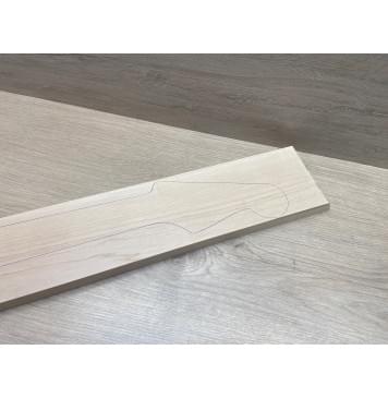 Клён Белый заготовка грифа для электрогитары Смешанный ААА 24х98х769 мм-13